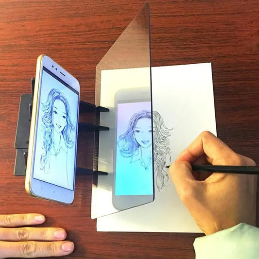 phone drawing projector